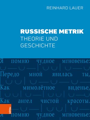 cover image of Russische Metrik